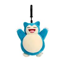 Kawaii Pikachu Snorlax Pokemon Chaveiro De Pelúcia Brinquedo Pingente Fofo Para Crianças Presentes