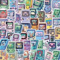 Kawaii Pokemon Jogo Console Anime Dos Desenhos Animados Adesivos 10 30 50 Pçs Diy Telefone Mala
