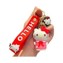 Kawaii Sanrio Olá Kitty Cinnamoroll Chaveiro Anime Dos Desenhos Animados Pingente Mochila Ornamentos