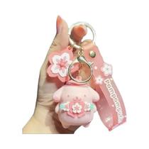 Kawaii Sanrio Olá Kitty Cinnamoroll Chaveiro Anime Dos Desenhos Animados Pingente Mochila Ornamentos