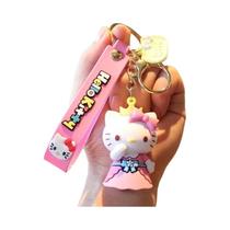 Kawaii Sanrio Olá Kitty Cinnamoroll Chaveiro Anime Dos Desenhos Animados Pingente Mochila Ornamentos