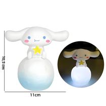 Kawaii Sanrio Olá Kitty Kuromi Cinnamoroll Luz Noturna Lâmpada De Cabeceira Para Crianças Anime