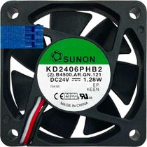 KD2406PHB2 Sunon 24V 1.28W 0.05A 3 Fios 6P 6015 Original