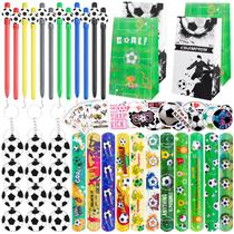 KeaiBear Kit de lembrancinhas para festa de futebol com 160 peças e chaveiros KeaiBear Kit de lembrancinhas para festa de futebol com 160 peças e chaveiros