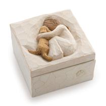 Keepsake Box Willow Tree True, verdadeiramente um amigo com escultura