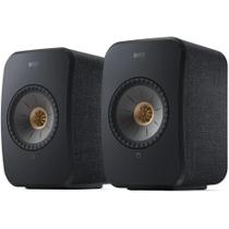 KEF LSX II Sistema de alto-falante HiFi sem fio (preto carbono)