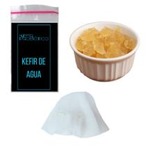 Kefir Probiótico Desidratado de Agua Com Tampa Voal e Manual