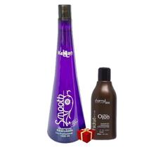 Kellan Smooth Passo 1 Shampoo Profissional 1L + Shamp Kellan Smooth Passo 1 Shampoo Profissional 1L + Shamp