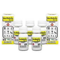 Kelldrin Sc 25 Kit 5 Unidades 30ml Inseticida Formula Concentrada Mata Escorpião Barata Aranhas Traças Pulgas Cupim