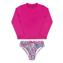 Kely Kety Conjunto Praia com Estampa Magica Pink