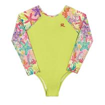 Kely Kety Maio Manga Longa Estampa Fundo do Mar Verde