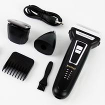 Kemei 3 em 1 Leve Compacta Ideal Para Barbeiros