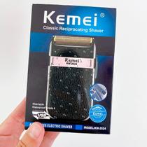 Kemei Barbeador 2024 Preto 100v/240v