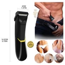 Kemei Desmatador Aparador 3208 Elétrico de Região Íntima e Pelos Corpo Lâmina de Cerâmica Anticorte