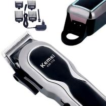 Kemei Digital Compacta Original Bivolt Recarregável