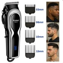 Kemei Km-119 Cortador Profissional Display Digital Led