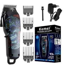 Kemei KM-735 Professional Hair Clipper Ajustável Electric - Atomo