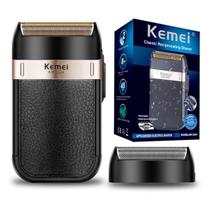 Kemei Km2024 - Máquina De Barbear Recarregável E Sem Fio