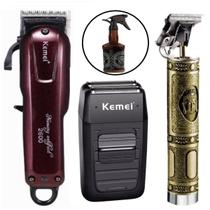 Kemei-/Shaver Corte Barba Acabamento Designer Diferenciado