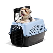 Kennel Petmate Dupla Porta para Cães e Gatos (Até 7kg) - Azul