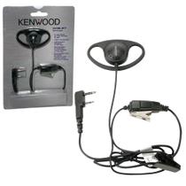 Kenwood KHS-27A Auricular con D-Ring y Micrófono con Clip, con Botón PTT Kenwood KHS-27A Auricular con D-Ring y Micrófono con Clip, con Botón PTT