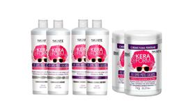 Keraform Kit Eu amo meus cachos Skafe 6 produtos