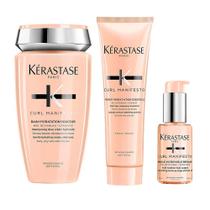 Kérastase Curl Manifesto Kit Shampoo + Condicionador + Óleo Multiuso