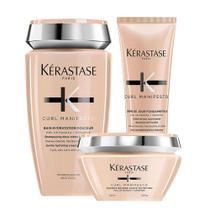 Kérastase Curl Manifesto Kit Shampoo + Máscara + Leave-in