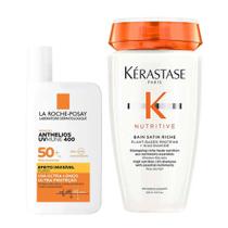 Kérastase e La Roche-Posay Kit Shampoo + Protetor Solar Facial