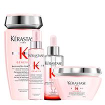 Kérastase Genesis Kit - Shampoo + Máscara + Sérum + Protetor Térmico