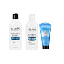 Kerasys Kit de Hidratação (Duo Moisturizing 180ml + Máscara Silk Moisture 50ml)