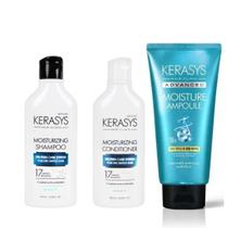 Kerasys Kit (Duo Moisturizing 180ml + Másc Ampoule Moisture 300ml)