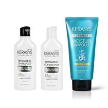 Kerasys Kit (Duo Revitalizing 180ml + Máscara Ampoule Moisture 300ml) Kerasys Kit (Duo Revitalizing 180ml + Máscara Ampoule Moisture 300ml)