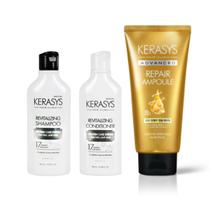 Kerasys Kit (Duo Revitalizing 180ml + Máscara Ampoule Repair 300ml)