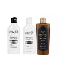 Kerasys Kit (Duo Revitalizing + Tratamento Própolis Shine) 180ml