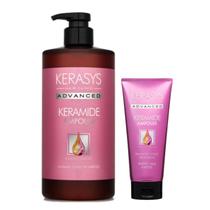Kerasys Kit Keramide Ampoule Damage Clinic Shampoo 1L + Máscara 200ML Kerasys Kit Keramide Ampoule Damage Clinic Shampoo 1L + Máscara 200ML