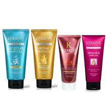Kerasys Kit Máscaras (Moisture 300ml + Repair 300ml + Heat 200ml + Oriental 200ml) Kerasys Kit Máscaras (Moisture 300ml + Repair 300ml + Heat 200ml + Oriental 200ml)