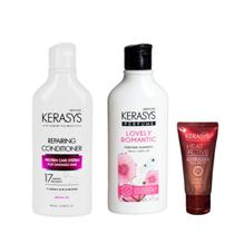 Kerasys Kit (Sh Lovely 180ml + Cond. Repairing 180ml + Leave in Heat 50ml)) Kerasys Kit (Sh Lovely 180ml + Cond. Repairing 180ml + Leave in Heat 50ml))