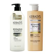 Kerasys Kit ( Shampoo Revitalizing + Keratin Bond Deep Repair Treatment) 600ml Kerasys Kit ( Shampoo Revitalizing + Keratin Bond Deep Repair Treatment) 600ml