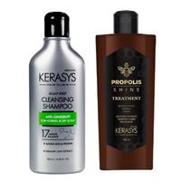 Kerasys Kit (Shampoo Scalp Cleansing + Própolis Shine Tratamento) 180ml
