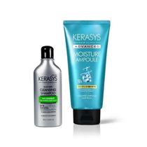Kerasys Kit (Shampoo Scalp Cleasing 180ml + Máscara Ampoule Moisture 300ml) Kerasys Kit (Shampoo Scalp Cleasing 180ml + Máscara Ampoule Moisture 300ml)
