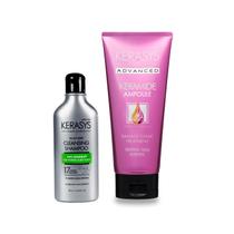 Kerasys Kit (Shampoo Scalp Cleasing 180ml + Máscara Keramide Damage Clinic 200ml) Kerasys Kit (Shampoo Scalp Cleasing 180ml + Máscara Keramide Damage Clinic 200ml)