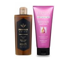 Kerasys Kit ( Tratamento Própolis Shine 180ml + Máscara Keramide Damage 200ml )