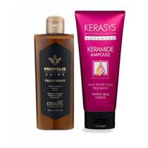 Kerasys Kit (Tratamento Própolis Shine 180ml + Máscara Keramide Heat 200ml)