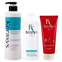 Kerasys Moisturizing Kit - Shampoo + Condicionador + Tratamento