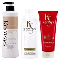 Kerasys Revitaling Kit - Shampoo + Condicionador + Tratamento