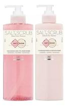 Kerasys salt & scrub pure floral kit (sh600+cd600)