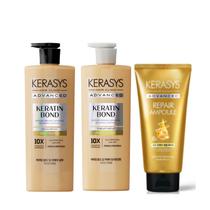 Kerasys Trio Repair (Duo Keratin Bond Deep Repair 600ml+ Máscara Ampoule Repair 300ml)) Kerasys Trio Repair (Duo Keratin Bond Deep Repair 600ml+ Máscara Ampoule Repair 300ml))