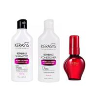 Kerasys & Tsubaki (Sh+Cond Repairing180ml + Óleo Capilar60ml) Kerasys & Tsubaki (Sh+Cond Repairing180ml + Óleo Capilar60ml)