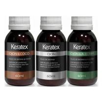 Keratex Kit 3 Óleos Capilares Keratex Ojon, Ojon & coco Ojon & Alecrim Keratex Kit 3 Óleos Capilares Keratex Ojon, Ojon & coco Ojon & Alecrim